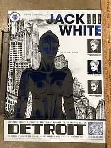 Jack White Poster St. Andrew’s Hall Detroit 8/5/2024 Foil Poster Rob Jones Print - Picture 1 of 4