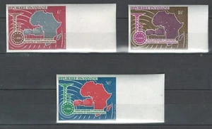 RWANDA FRENCH AFRICA TELECOMMUNICATIONS MNH IMPERFORATE SET STAMPS LOT (RWA 451) - Picture 1 of 1