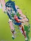 LEROY NEIMAN VINTAGE LITHOGRAPH MUSEUM POSTER OLD MODERN OLYMPIC SPRINTER 1972