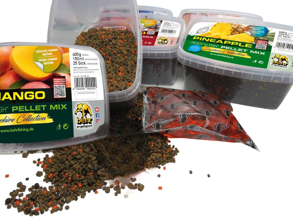 (29,88 EUR/kg) Behr Pellet Mix Herbst/Winter 400g Pellets und 150ml Aroma - Bild 1 von 1