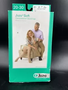 Juzo 2001 Soft 20-30 Open Toe Knee beige Compression Stockings AD I - Picture 1 of 6