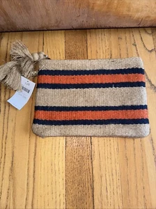 Cartera tejida azul y naranja talla única J. Jill para mujer nueva con etiquetas  - Imagen 1 de 5