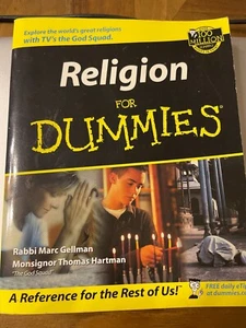 Religion for Dummies by Thomas Hartman and Marc Gellman (2002, Trade Paperback) - Picture 1 of 2