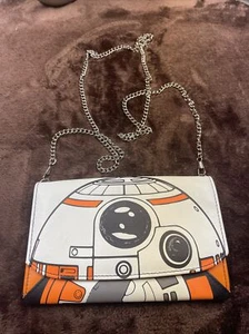 STAR WARS Droid BB-8  Purse Crossbody  Handbag Chain Wallet Clutch - Picture 1 of 11