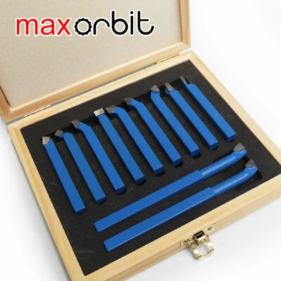 11pc 8,10,12mm Drehmeißel Werkzeugsatz aus Hartmetall, HM-Drehmeißel - Bild 1 von 4