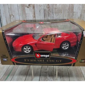 Burago 1/18 Scale Die Cast Model Ferrari 456GT - Red Boxed - Picture 1 of 8