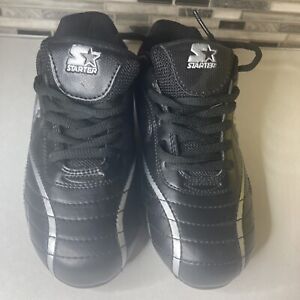 Starter Boys Youth Black/White Soccer Shoes Cleats Size 13