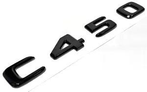 BLACK C450 FIT MERCEDES REAR TRUNK EMBLEM BADGE NAMEPLATE DECAL LETTERS - Picture 1 of 2