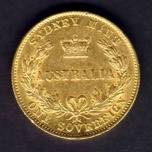 Australia. 1866 Sydney Mint - Sovereign... Much Lustre - aEF - Imagen 1 de 2