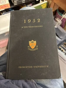 1952 TEN YEAR RECORD FOR PRINCETON UNIVERSITY - - Picture 1 of 8