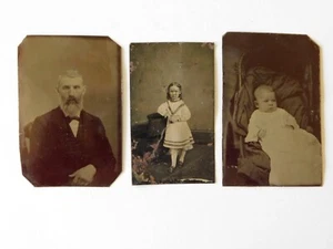 Vintage Tin Type Photos - Picture 1 of 7