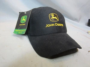 John Deere Men’s Green and Yellow Embroidered Logo Ball Cap Nwt - Picture 1 of 3