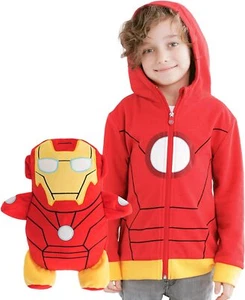 New Cubcoats Disney Avengers Iron Man Kids Sweatshirts Halloween Costume Jacket - Picture 1 of 7