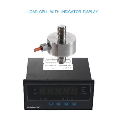 Mini Load Cell Sensor with Indicator Display Test Force Weight Pressure - Image 1 of 4