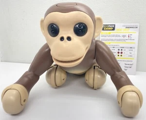 Zoom Interactive Pets Zoomer Chimp Monkey Robot Voice Control Spin Master WORKS - Picture 1 of 13