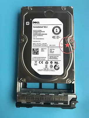 DELL  529FG ST4000NM0023 4TB 7200RPM 6Gb/s 3.5" SAS HARD DRIVE W/ Tray - Image 1 of 4