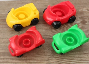 LOTE DE COLECCIÓN Coches Montaña Rusa Fisher Price Gruesos Little People Fun Park 1993-1995 - Imagen 1 de 5