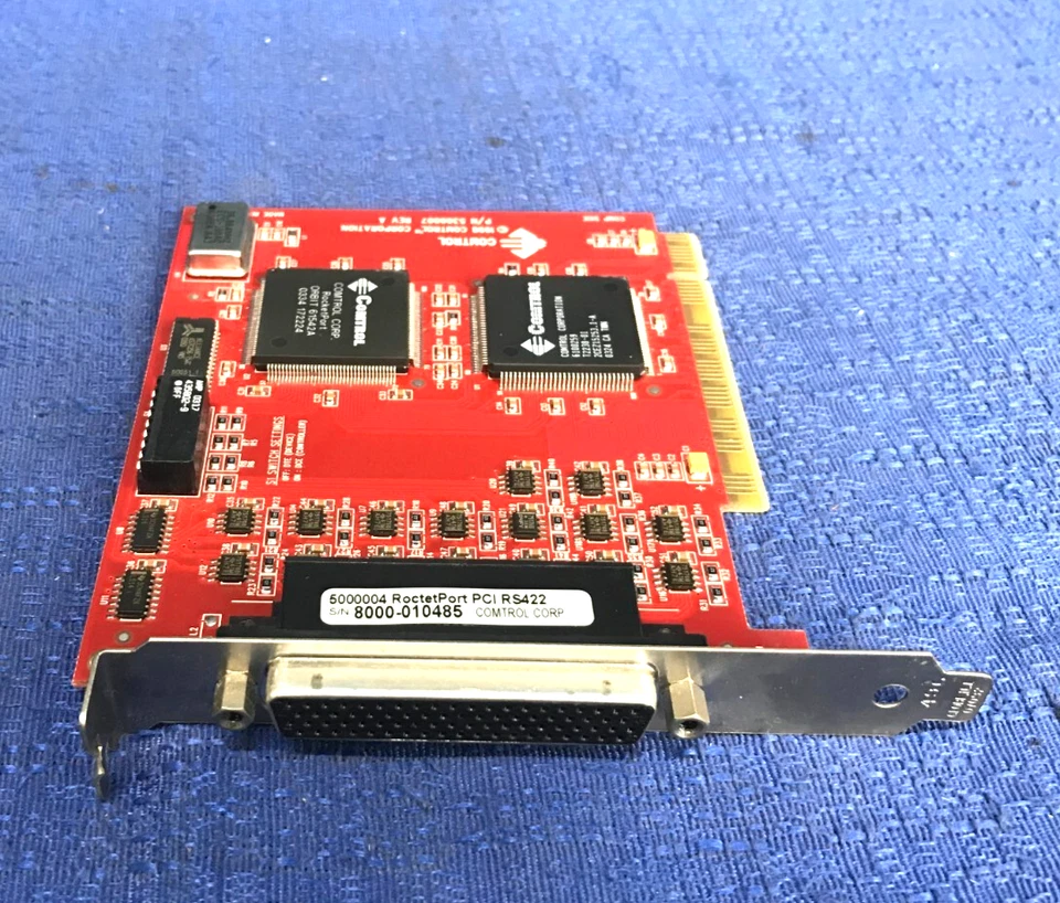 Comtrol 5300004 RocketPort PCI RS422 Plug-In Board Card 5300007 - Image 1 of 4