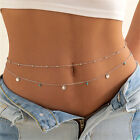 Summer Multilayer Waist Beads Women Fashion Sequins Belly Chain Sexy Body Chain