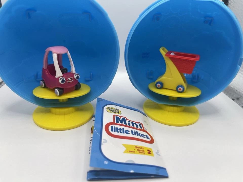 DOS - Mini Verso Little Tikes Juguetes Serie 2 ~ Rosa Acogedor Cupé y Carro de Comestibles Foto 1 de 1