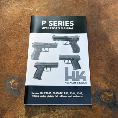 Manual del operador OEM HECKLER & KOCH HK P Series P2000 & HK P2000SK, P30, P30L Foto 1 de 4