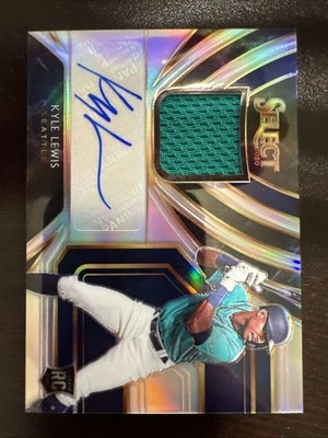 2020 Select - Rookie Jersey Kyle Lewis #RJA-KL Holo Prizm /99 (AU, MEM, RC) - Image 1 of 3