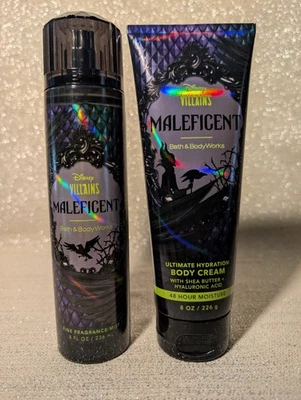 BATH & BODY WORKS Disney Villains Maléfica Crema Corporal y Fragancia Bruma Paquete Foto 1 de 2