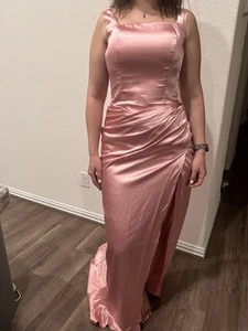 Satin Formal Dress/prom/wedding/bridesmaid - Picture 1 of 5