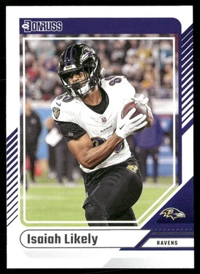 2024 DONRUSS ISAIAH LIKELY BALTIMORE RAVENS #270 - Image 1 of 2