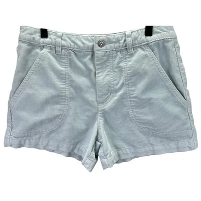Patagonia Classic Stand Up Womens Size 6 Organic Cotton 3" Corduroy Shorts Blue - Image 1 of 4