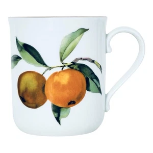VTG Royal Worcester EVESHAM GOLD Multi Fruits Porcelain Ear Handle Coffee Mug - Picture 1 of 8