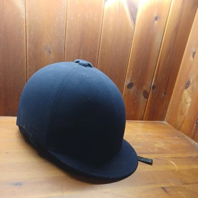 Swing Pro  Reiterhelm Helm Gr. 57 / 7 dunkelblau Damen gebraucht  - Bild 1 von 4