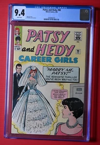 PATSY + HEDY CAREER GIRLS 98 ~ 1965 matrimonio ROMANCE fumetto Marvel CGC 9,4 BIANCO - Foto 1 di 3