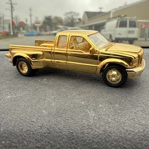 Ford F-350 1999 Racing Champions Mint 24K Gold Chevy Plated 1998 Made In China#6 - Picture 1 of 9
