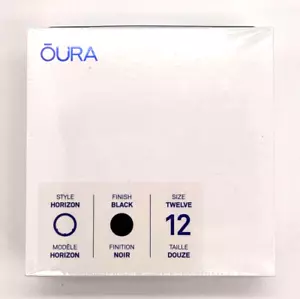 Oura Ring Gen 3 Horizon Black Größe 12 Smart Ring (Bitte zuerst Größe) - Bild 1 von 4