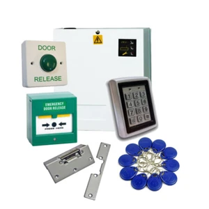  Proximity Access Control Door Entry Kit Call Point PSU Fail Safe Lock Release - Picture 1 of 2