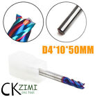 5Pcs 4Mm Cnc Carbide End Mill 4 Fultes Milling Cutter,Tungsten End Milling Bits