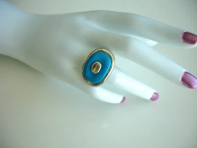 Pierre Lang Ring RH blau Gr. 7 ( 18 mm) - Bild 1 von 3