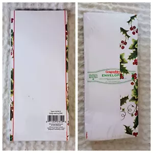 Geographics ENVELOPES Holly and Ivy 40 Count Holiday Christmas Sealed New - Picture 1 of 5