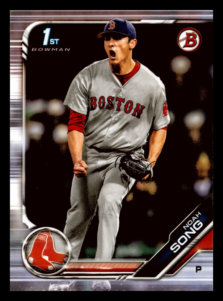 2019 1st Bowman Draft Noah Song  Boston Red Sox #BD-99 Mint - Image 1 of 2