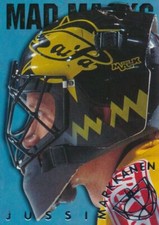 1998-99 Finnish Kerailysarja MAD MASKS #9 JUSSI MARKKANEN - SaiPa