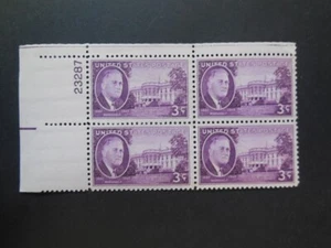 #932 3c Roosevelt Plate Block #23287 UL MNH OG VF - Picture 1 of 1