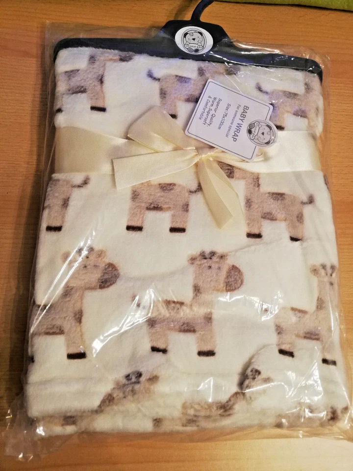 SNUGGLE BABY Babydecke, Kuscheldecke * Giraffe *