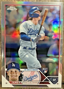 2023 Topps Chrome James Outman Refractor Rookie RC #81 Los Angeles Dodgers⚡️ - Bild 1 von 2