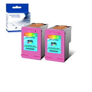 2PK Compatible with 61XL Color Ink for HP DeskJet 1000 1010 1050 1055 1510 1512 - Zdjęcie 1 z 1