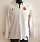 ENGLAND LADIES RUGBY UNION NIKE HOME SHIRT - LONG SLEEVED - NIKE - SIZE L 16/18