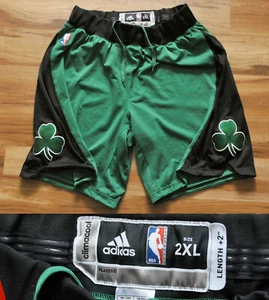 Boston Celtics Adidas Shorts REV30 Alt Clover Pro Game Cut Green NBA Men 2XL+2 - Picture 1 of 10