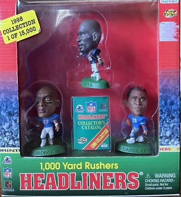 Headliners 1998 1 k yarda Rushers Barry Sanders Eddie George y TD 1/15.000 Foto 1 de 2