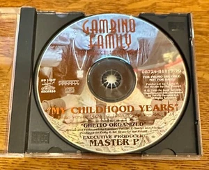 The Gambino Family PROMO cd SINGLE My Childhood Years MASTER P RARE OOP - Picture 1 of 2