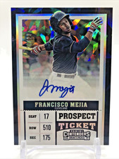 2017 Panini Contenders Cracked Ice Prospect Ticket /23 Francisco Mejia #22 Auto